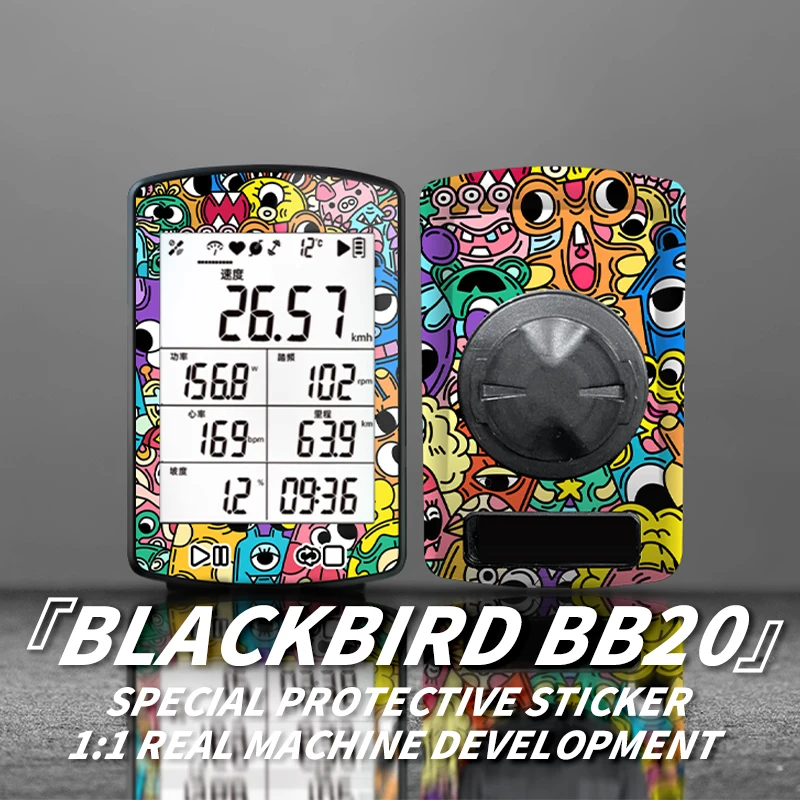 For Blackbird BB20 Bike GPS Touch Screen Accessories Waterproof color-changing coating decorative protection sticker