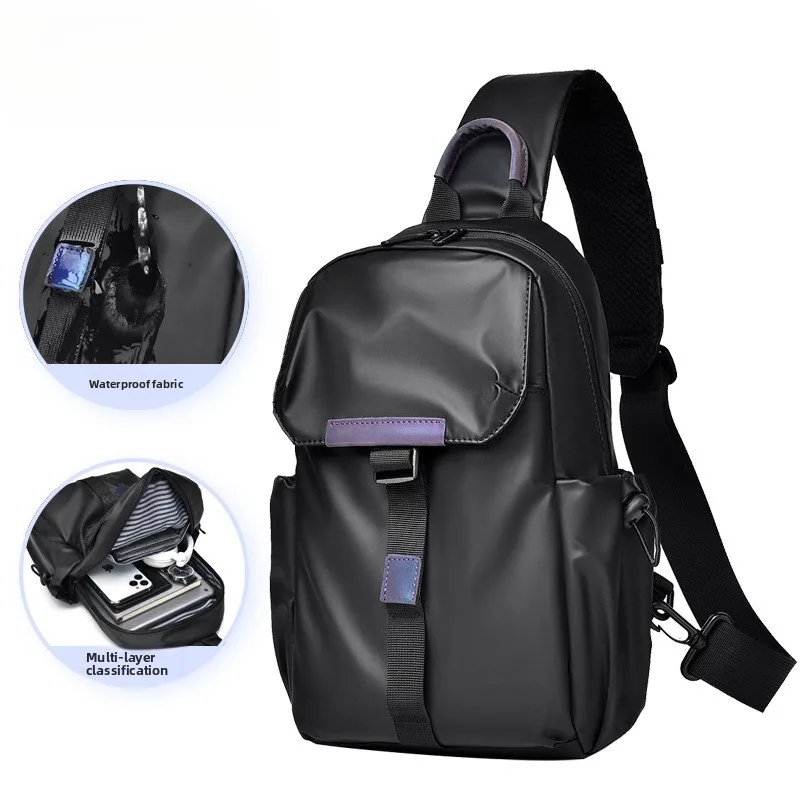 الرجال الصدر الصدرية حقيبة الهاتف الخليوي مكافحة سرقة Crossbody مساعد الظهر رجل الكتف عالية الجودة الفاخرة مصمم 2026 حقيبة غولف