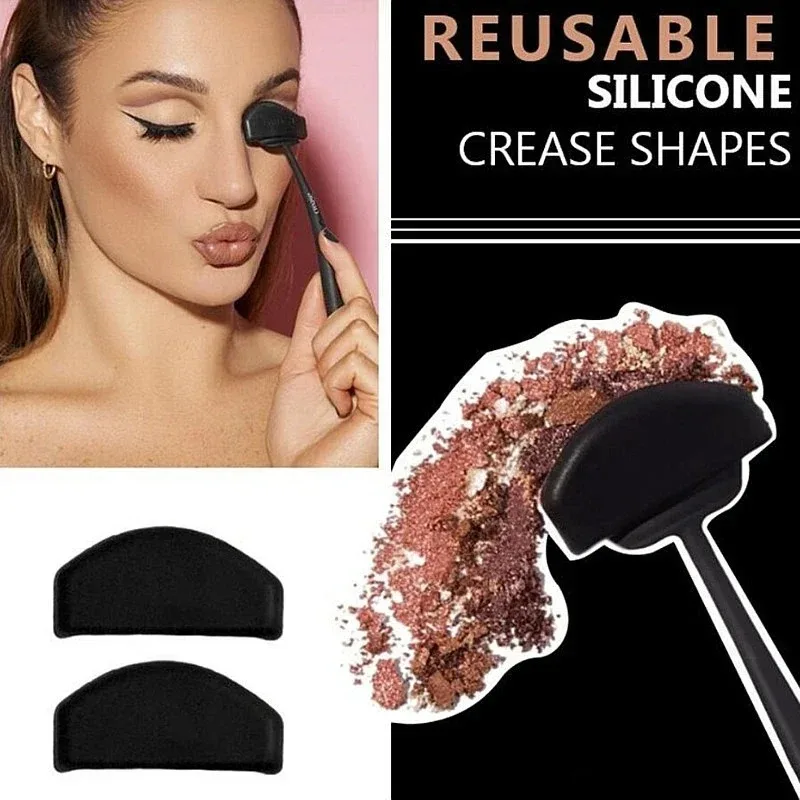 6-in-1 Instant Winged Eyeliner-stempelset - Professioneel Cat Eye-stencil-tool met vervangbare koppen en droogstandaard, symmetrisch