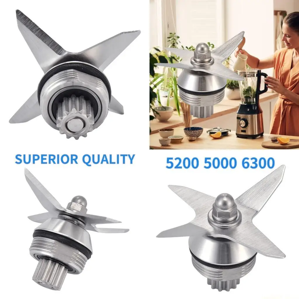 D0AB Precisions Sharpened 4 Blade Blenders Attachment Stainless Steel Blenders Part