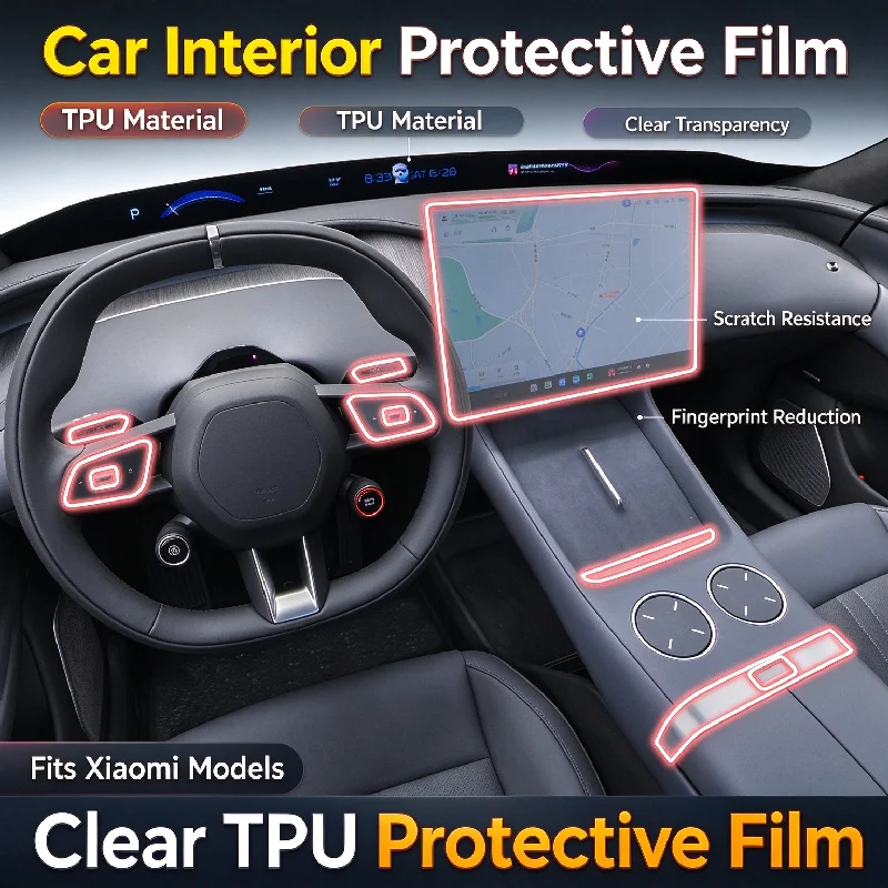 Car Accessories Xiaomi - 25-26 Xiaomi YU7 araç orta konsol