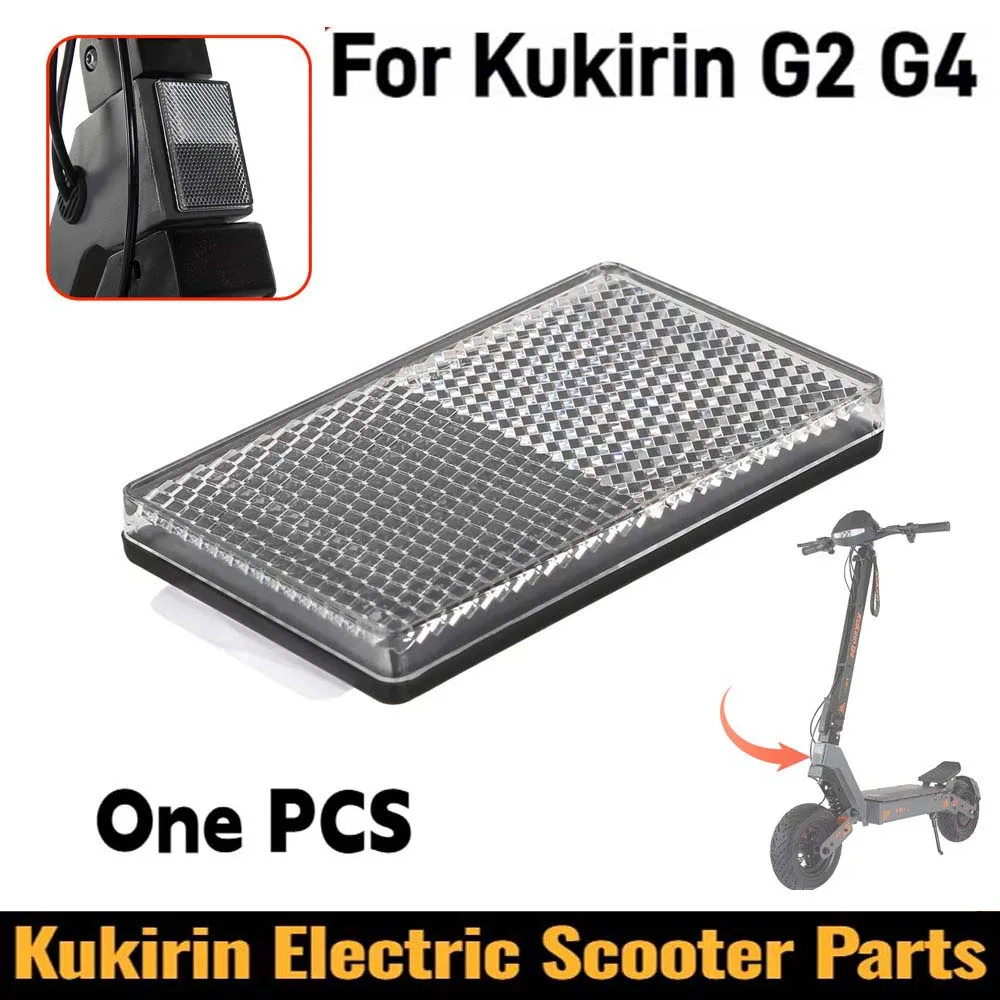 

1Pcs Silver-White Front Reflector Reflecting Cover Case Accessory Parts Suitable for Kukirin G2/G4 Electric Scooter 2025 model