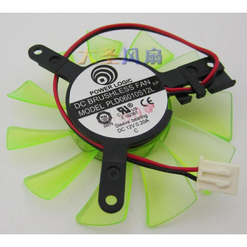 

Y+for New PLD06010S12L GPU Cooling Fan DC12V 0.20A Dia. 55mm pitch 42mm 2pin