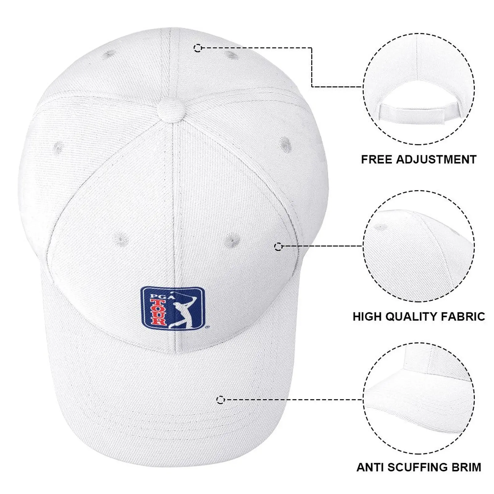 Pga Tour Baseball Cap Golf Hat Man New In Hat party Hat Men\'s Hats Women\'s