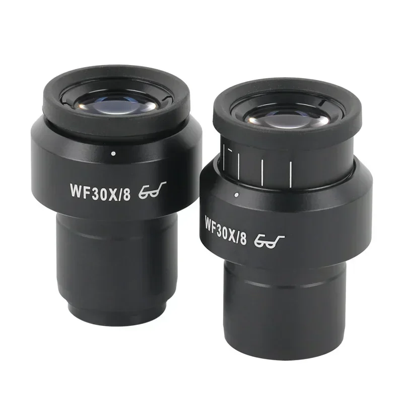 WF10X/23 WF10/24 WF20X WF30X Adjustable Widefield Microscope Eyepiece 30mm Diameter Trinocular Binocular Stereo Microscope Lens