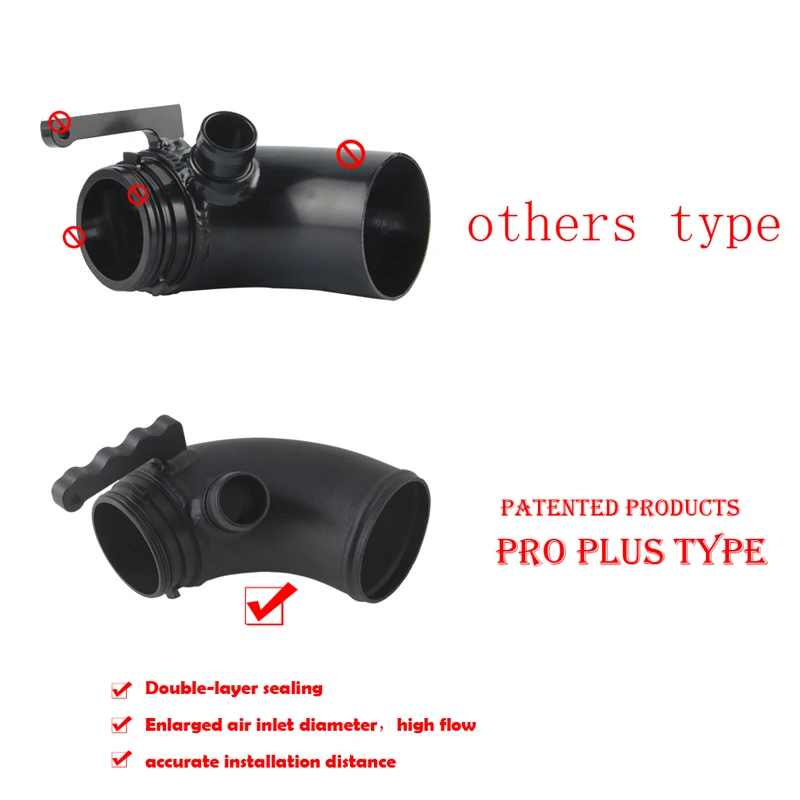 Car Turbo Inlet Outlet Upgrade Pipes Tubes Turbo Muffler Delete For Golf Mk7 Gti Audi A3 8V S3 S1 TT Leon EA888 Gen3 1.8T 2.0T