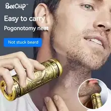 Mini barbeador elétrico para homens, barbeadores impermeáveis, barbear sem irritação, barbeadores confortáveis, barbear próximo