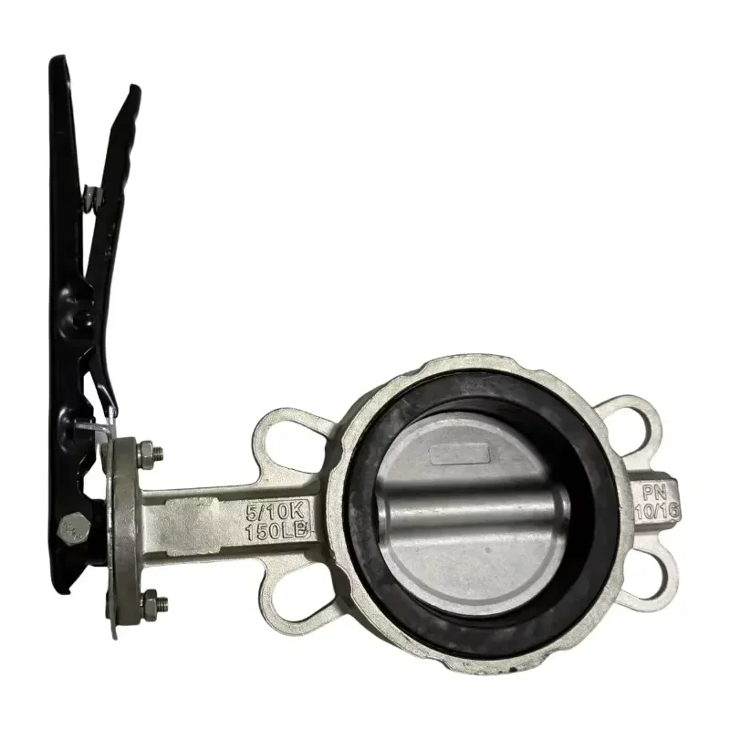 For^-Radiant DN150 Hand Lever Operated Wafer Type Stainless Steel Butterfly Valve/.