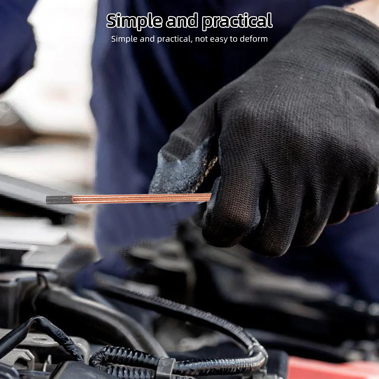 

5Pcs Arc Air Gouging Rods Copper Coated Carbon Gouging Sticks Automobile Repair Parts Car Dent Welding Tool Vehicle Repair