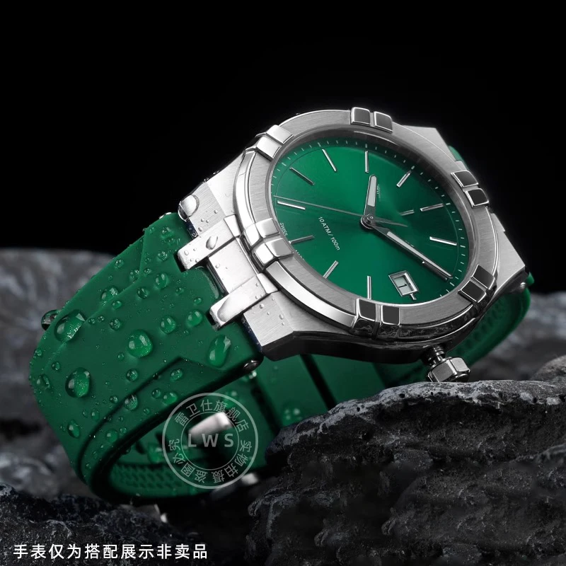 الإفراج السريع المطاط حزام ل موريس لاكروا AI1108 أيكون سلسلة سوار AI6008 سيليكون حزام الساعات AI6007 AI6038 AI6058 6006