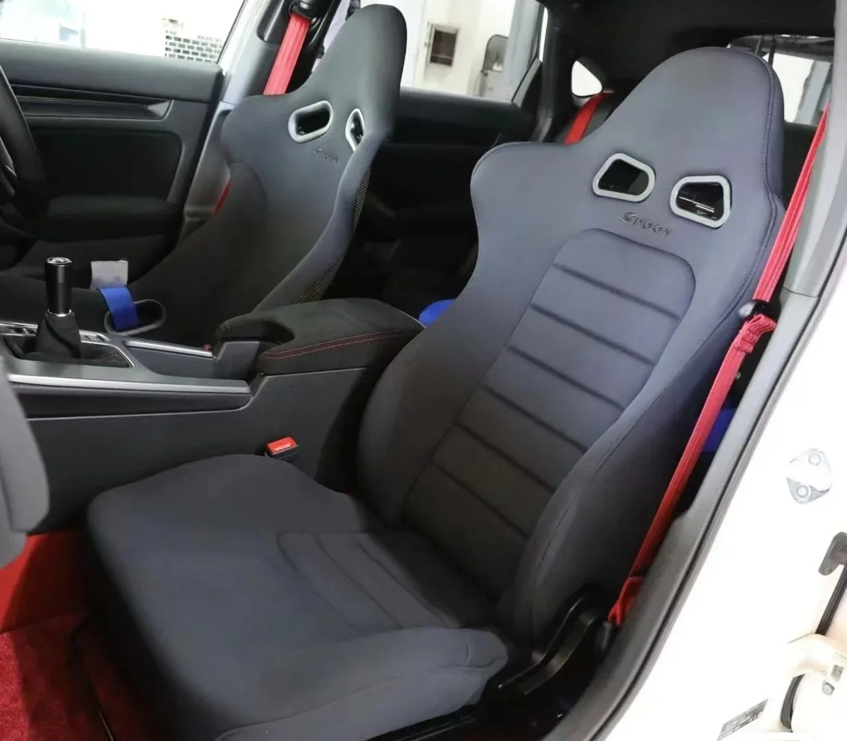Hot Sell Universal Racing Bucket Seats SR-S Quick Release Reclining Sports Style Modified Car Seats With Double Slider a pair