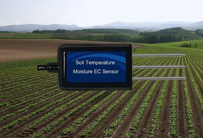 Server Software Lora Lorawan 3 In 1 Soil Temperature Humidity EC Sensor