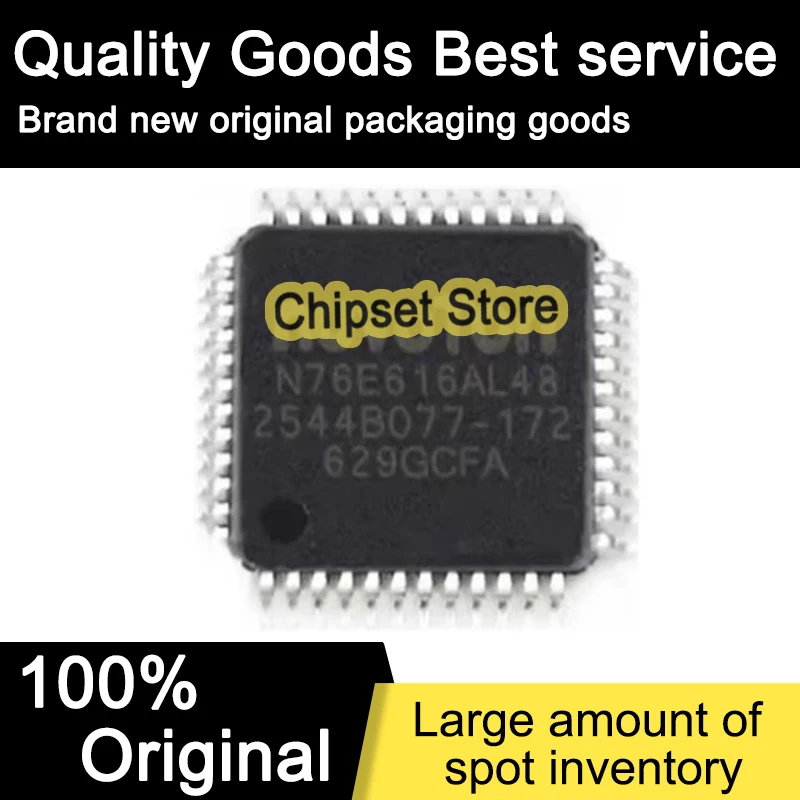 

5pcs N76E616AL48 N76E616 LQFP 100% Brand new