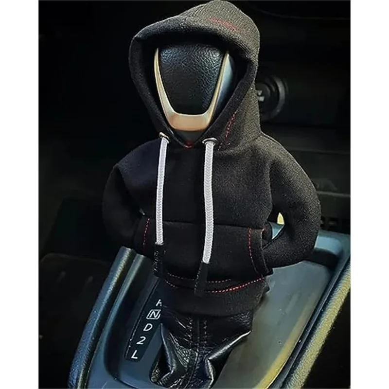 Hoodie Car Gear Shift Cover Fashion Gearshift Hoodie Car Gear Shift Knob Cover Manual Handle Gear Sweatshirt Change Lever Cover