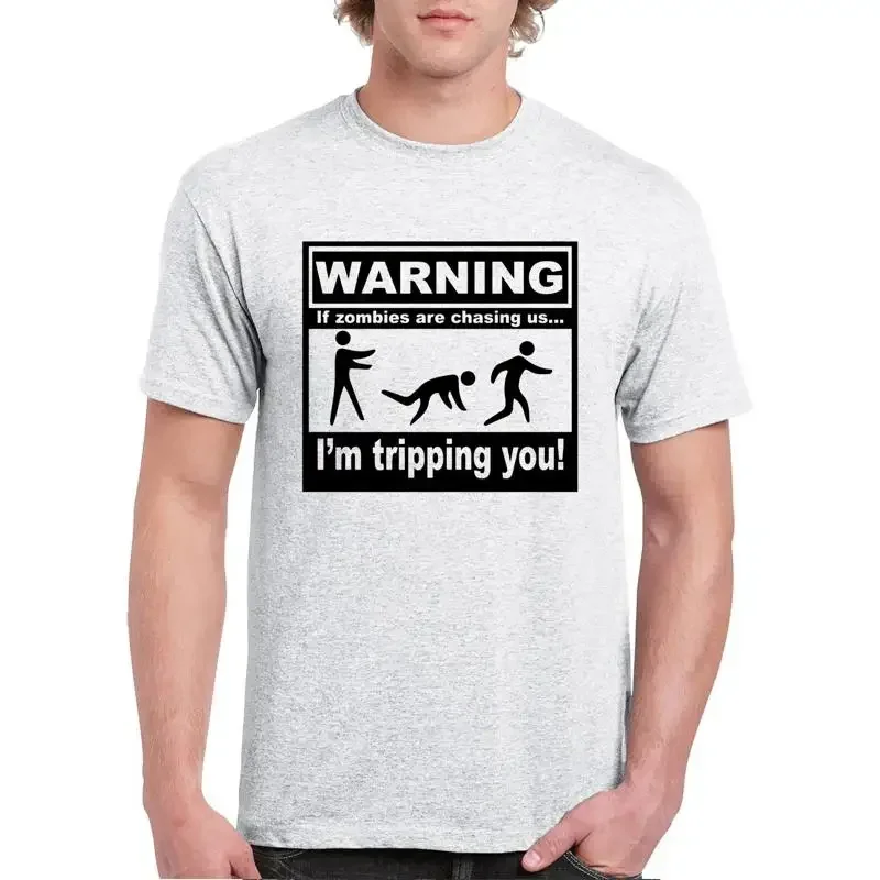 If Zombies Are Chasing Us I'm Tripping You TShirt Zombie Apocalypse
