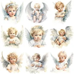 Baby Angel Adesivos para Artesanato e Scrapbooking, Livro decorativo Adesivos, Papelaria DIY