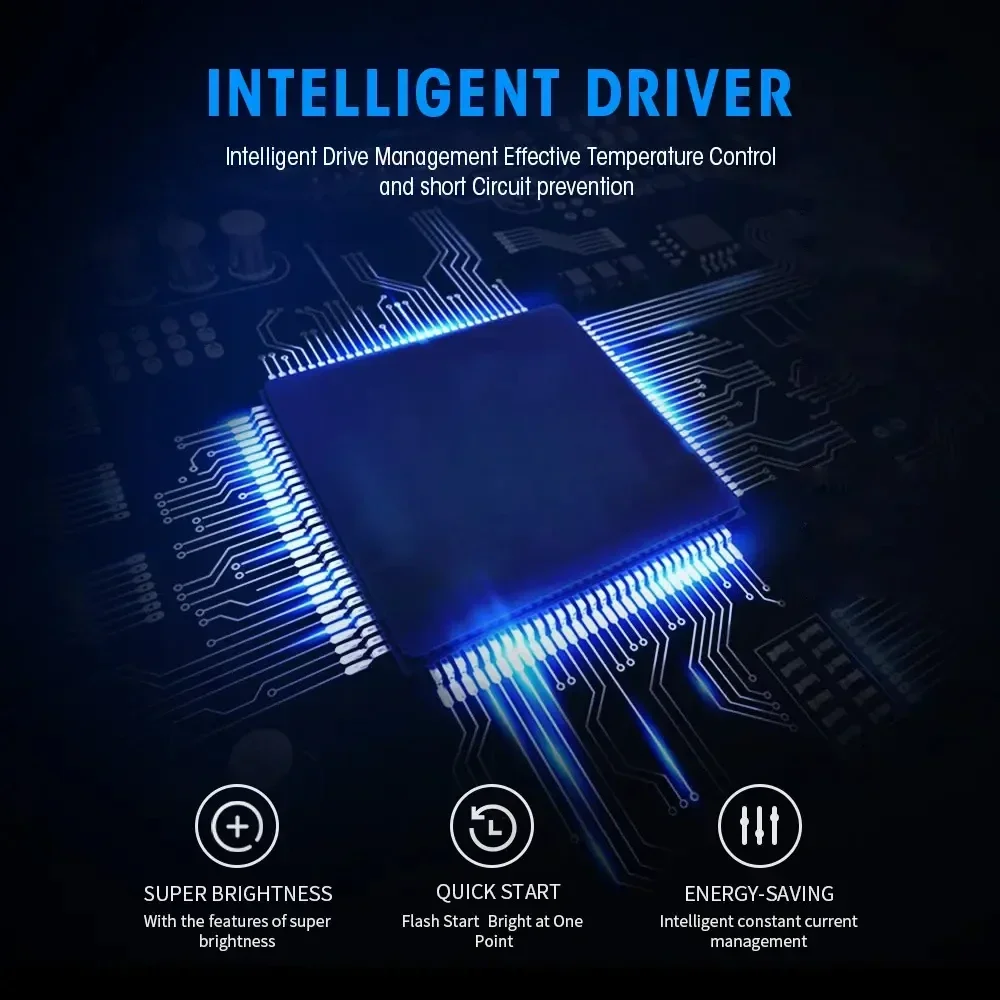 C6 2x H7 LED H4 Hi/Lo H1 H3 HB3 HB4 9003 HB2 H13 9005 9006 مصابيح السيارة الأمامية 6000K COB أضواء السيارة 72W 8000LM مصابيح السيارات الأمامية #4