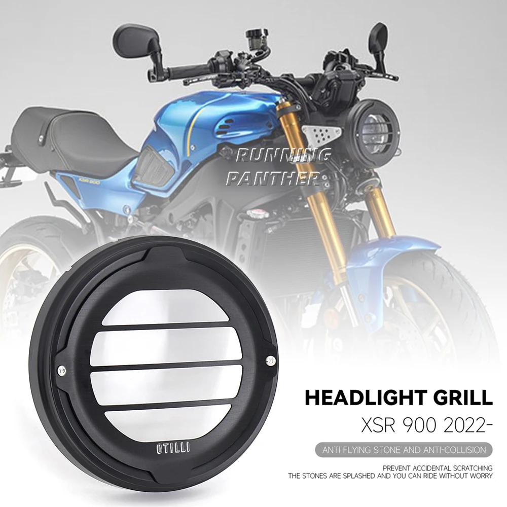 NEW Motorcycle Accessories Front Lamp Head Light Headlight Protection Grille Guard Cover FOR Yamaha XSR 900 XSR900 2022 2023