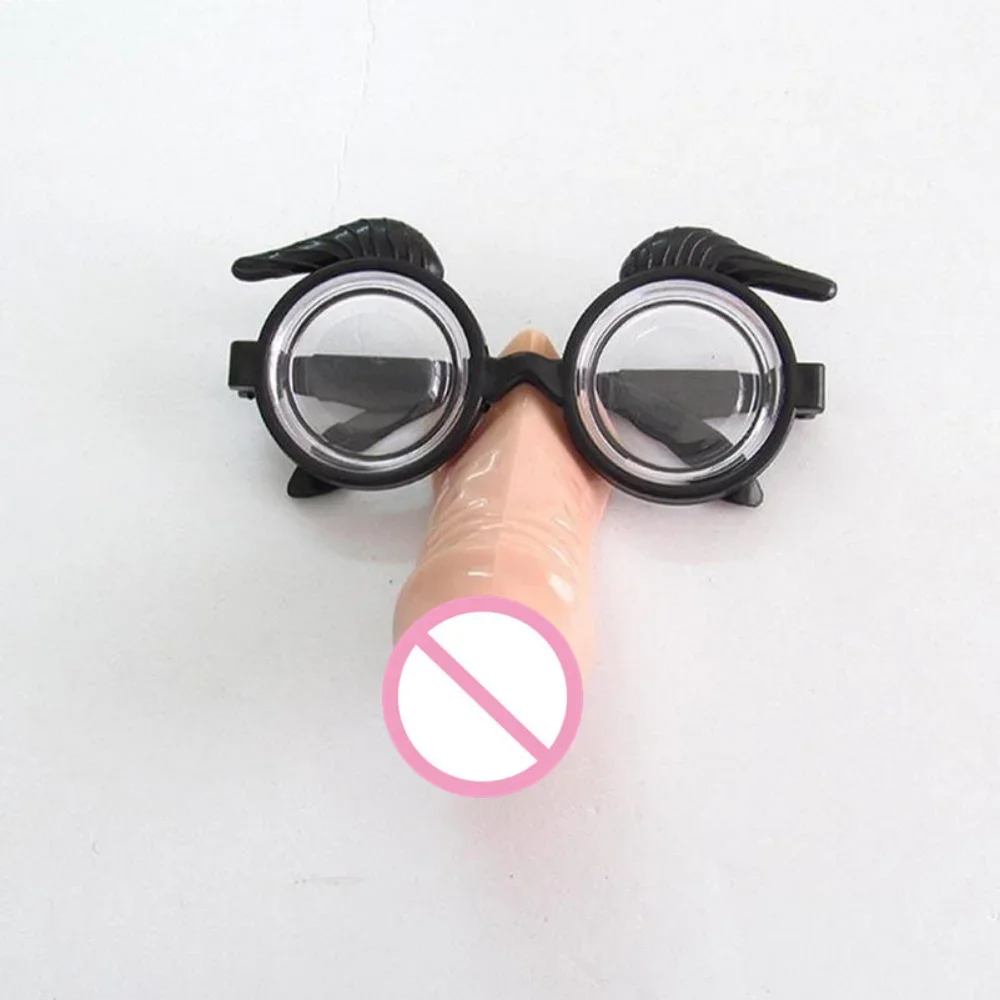 New Christmas Hen Night Accessory Penis Sunglasses Halloween Plastic Penis Willy Fun Glasses Frame