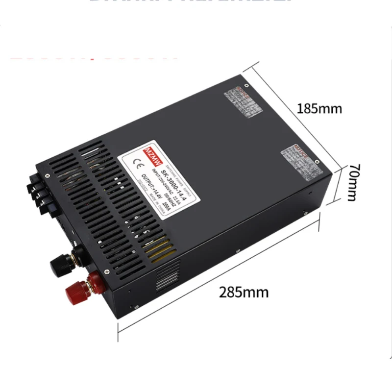 MZMW 3000W Switching Power Supply 110/220V/380V AC TO DC 0-12V 15V 200A 24V 36V 48V 60V 80V 110V 220V 300V CC/CV Adjustable SMPS