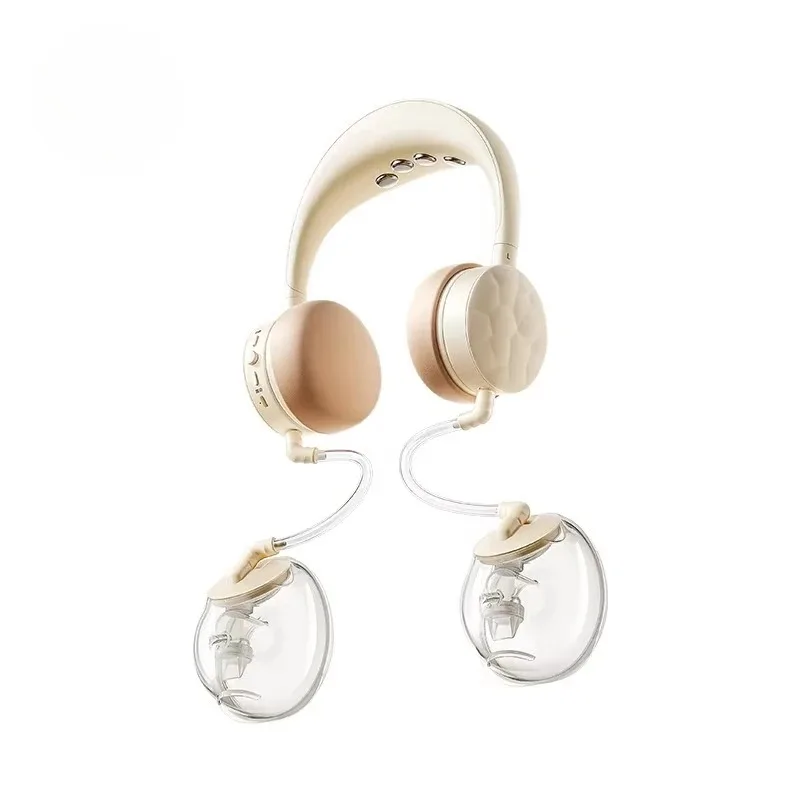 Latest Design Double Wearable Electric Breast Pump with Massage Function, Hands-Free Breastfeeding Pump