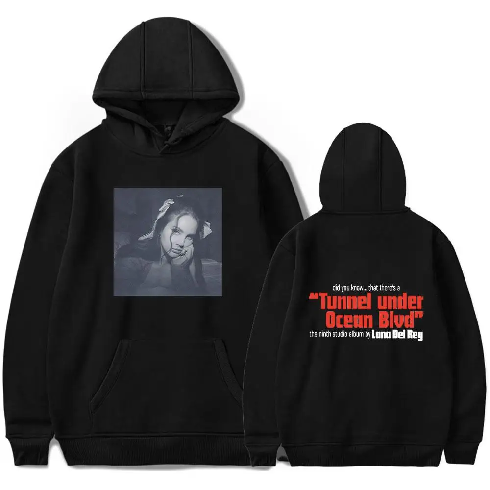 

Lana del rey Tunnel Under Ocean Blvd Merch Hoodies Unisex Hooded Sweatshirt Casual Clothing