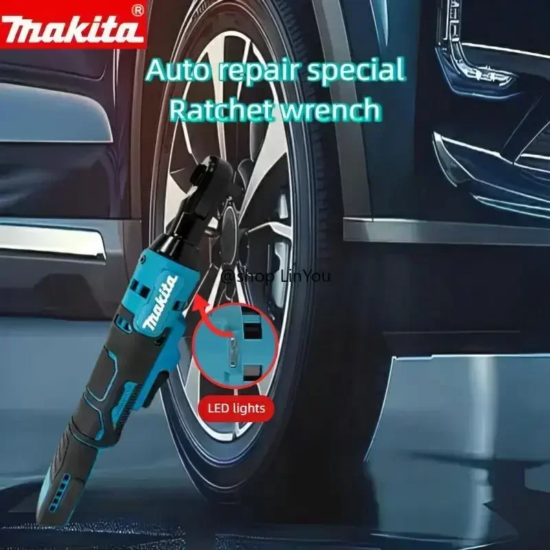 MAKITA 18V LXT 47.5 N·m Cordless Ratchet Wrench DWR180Z 6.35mm Drive 800RPM Angle Wrench for Mechanics & DIY& Industry