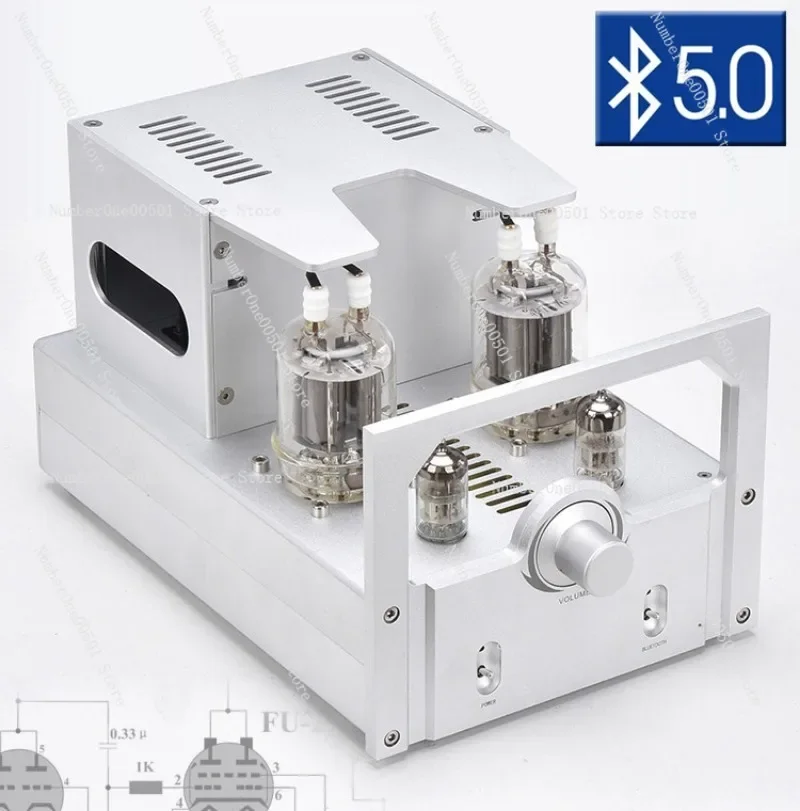A300 Parallel Single-Ended Pure Class A Tube Amplifier HiFi Bluetooth 5.0 High Fidelity Powerful Sound Clear Vocal