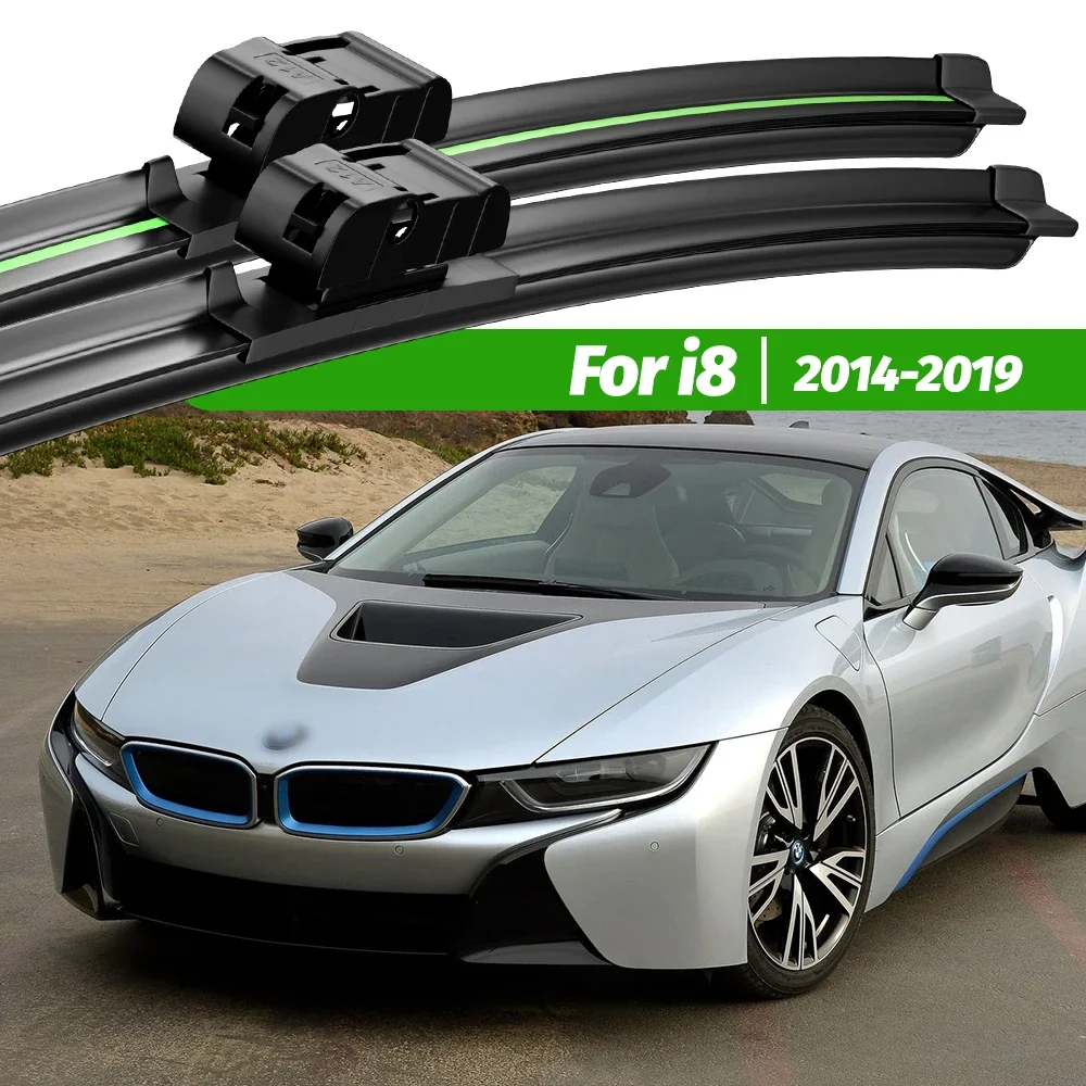 

For BMW i8 2014-2019 2pcs Front Windshield Wiper Blades 2015 2016 2017 2018 Windscreen Window Accessories