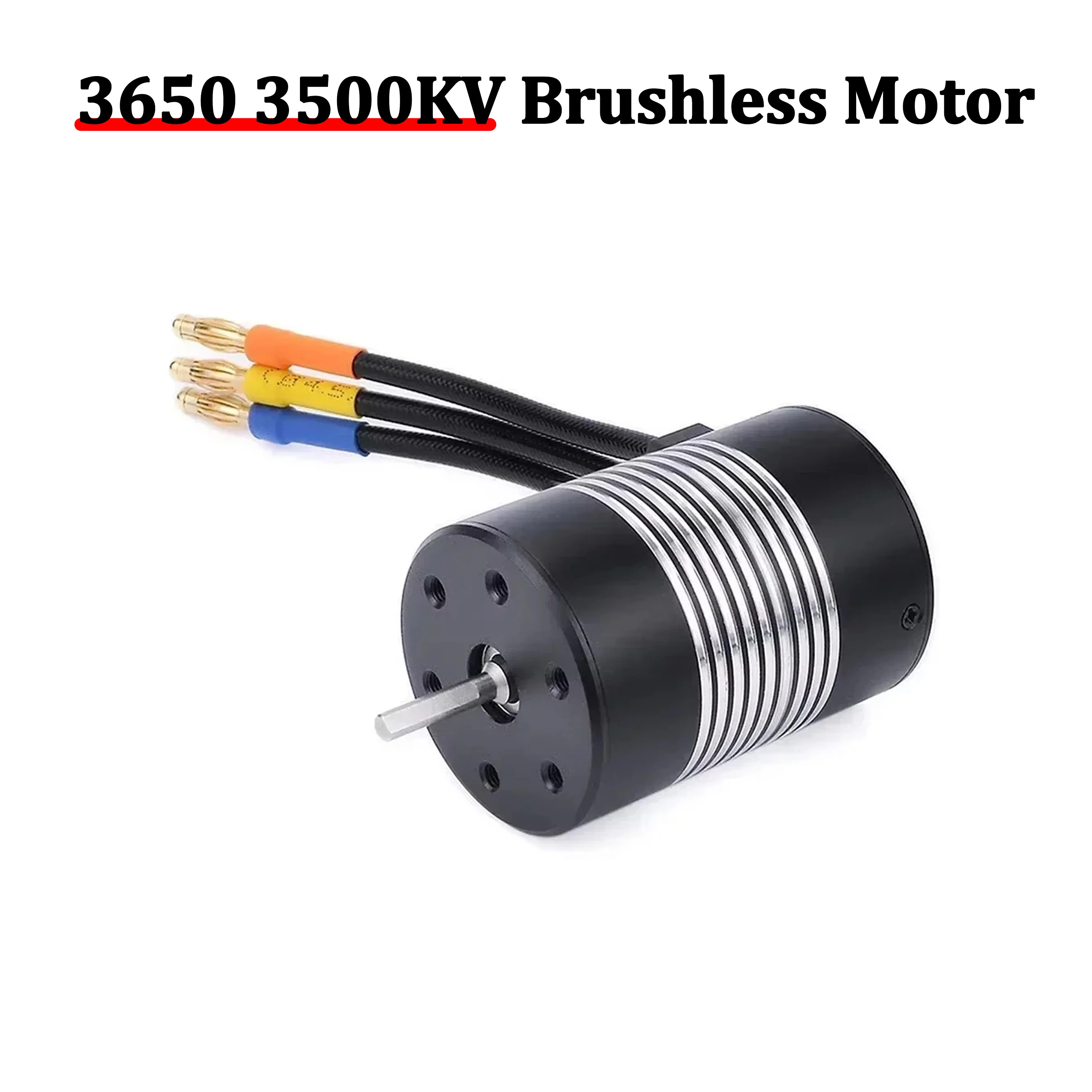Rocket-RC 3650 Waterdichte Borstelloze Motor 2300KV 3100KV 3500KV 3900KV 4300KV 5900KV 5200KV 7700KV voor 1/10 RC Auto Truck Tamiya