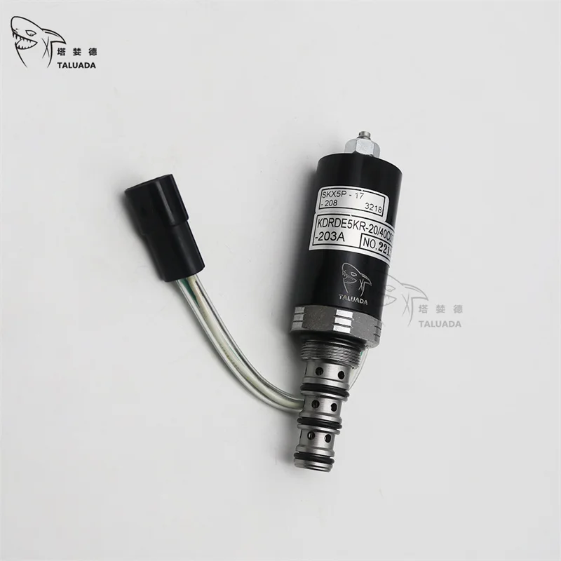 For SANY DOOSAN Sumitomo Hydraulic Solenoid Valve SY135-9 SY335-9 R215-7 R225-7 SH200-5 SH240-5 SH350-5 KDRDE5KR-20 40C07-203A