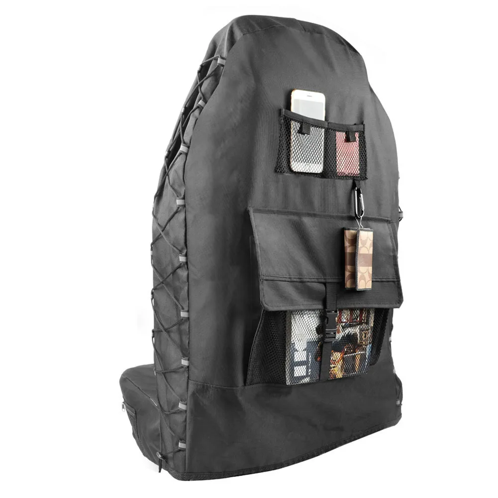 1 stücke Universal Auto Vordersitz Abdeckung Outdoor Teile Persönlich Einstellbar mit Sitz Zurück Organizer Auto Zubehör für TIROL