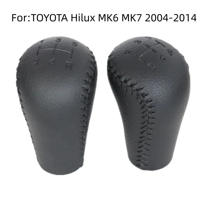 

Кожаная ручка переключения передач для Toyota Hilux MK6 MK7 2004-2014 с прострочкой, аксессуар для автомобиля