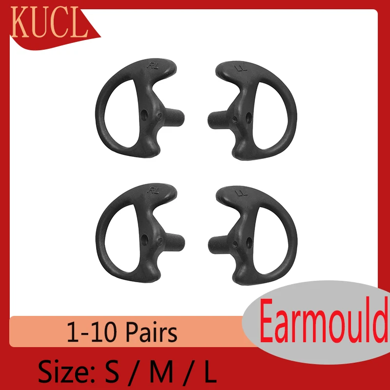 

Universal Replacement Soft Silicone Open Ear Insert,Earmould for Two Way Radio Earpiece,Earmold Coil,Tube Audio Kits,UV-5R,UV-B6