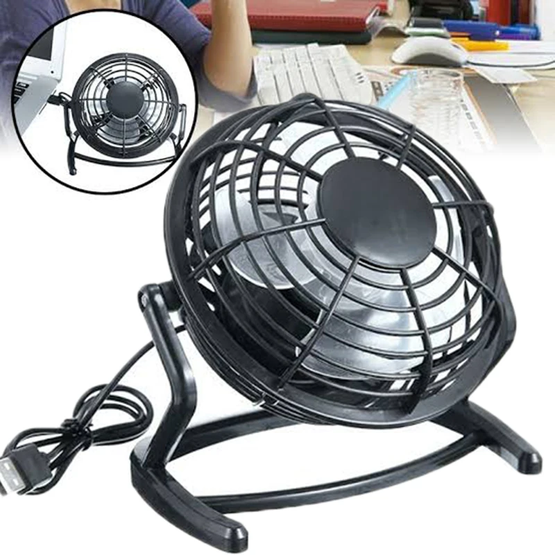 USB Silent Fan Desk Cooler for Laptop Notebook Desktop PC Offiice Outdoor Car Summer Cooling Fan Portable Rotatable USB Mini Fan