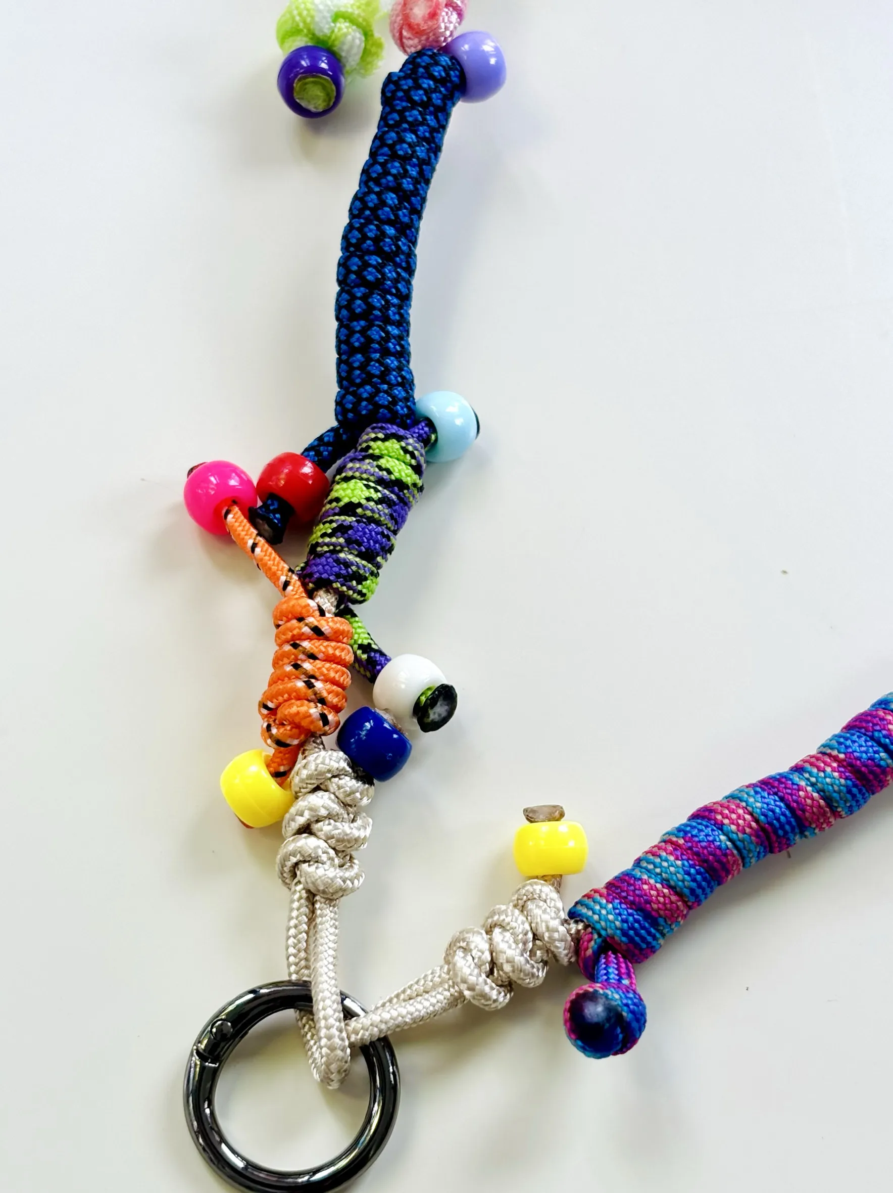 Outdoor Multi-function Adjustable Hand-woven Paracord Crossbody Strap Tactical Replaceable Bag Strap Camera Phone Lanyard
