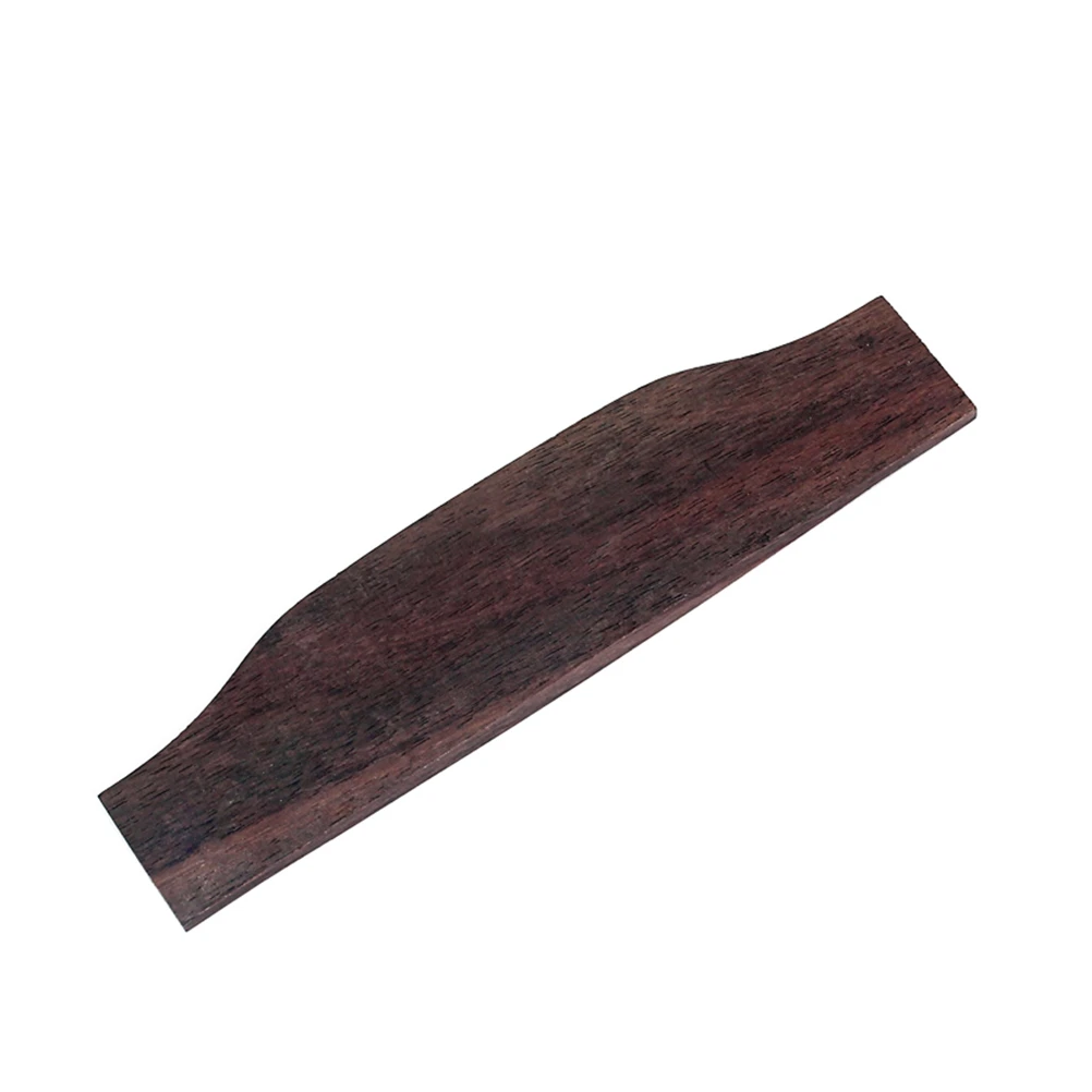 

Rosewood Acoustic Guitar Bridge 6 Strings Pre drilled Saddle thru Refined Natural Vintage Look Fits 34 36 38 Inch Guitar Parts