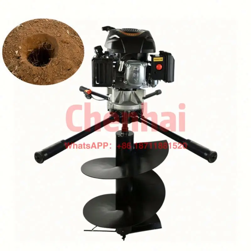 Agriculture digging machine manual earth soil auger