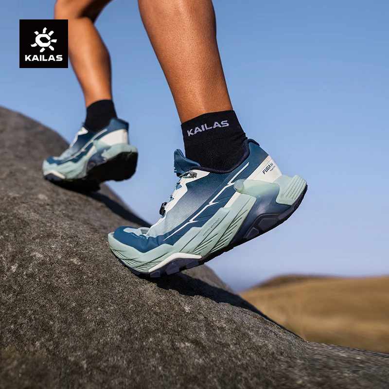 KAILAS FUGA DU Trail Running Shoes Masculino À Prova de Areia Poderosa Aperto Antiderrapante Ao Ar Livre Respirável Tênis Sapatos Atléticos KS 2313105