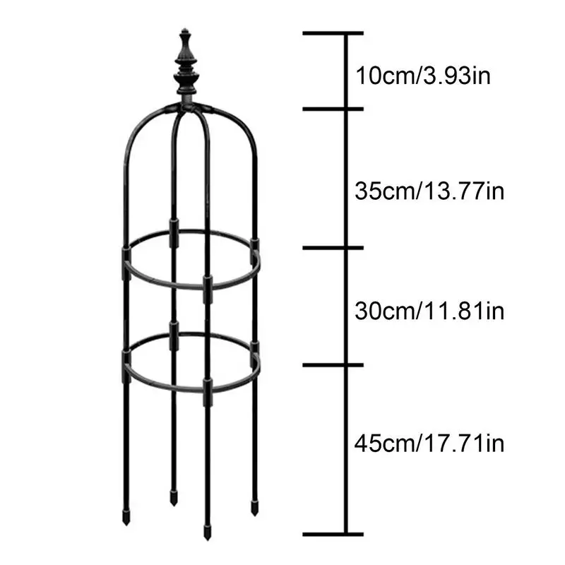 등반 식물용 정원 격자 타워, 오벨리스크 정원 격자, 70 인치 높이 식물 지지 덩굴, DIY 등반 격자