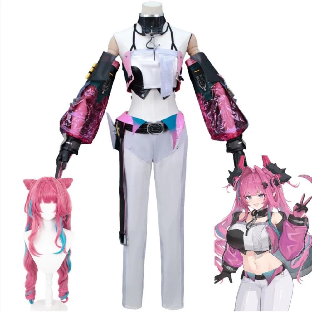 

Arknights Endfield Yvonne Cosplay Costume Headwear Props Full Set Women Game Outfit Comic Con Halloween Stage Performance Outfit