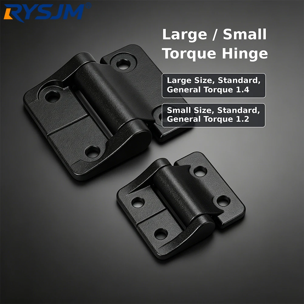 1pcs Constant Torque Hinge With Any Stop Damping Axis Hinges Flip Folding Hinge Black Marine Boat Hardware Door Hinges Damping