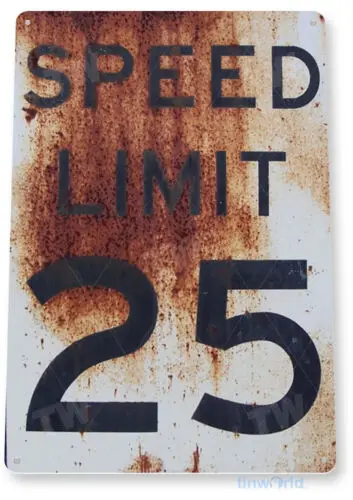 Speed Limit Street Sign C430