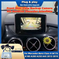 Reverse Camera Kit Special For Mercedes Benz Class A W176 A180 2012-2018 Original Screen Plug & Play HD Front Rear View Camera