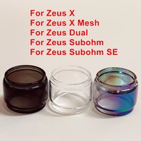 10/5/3/2pcs Hong Glass For GEEK Zeus X Glass/ Dual /Subohm /SE/Mesh RTA/Tank Replacement Straight Bubble Glass