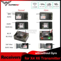 DUMBORC X6FG X6F X6DC X6DCG BL3F(G) 6CH 6 Channel Receivers Gyro for X6 X4 Transmitter Remote Controller RC Car Light Control