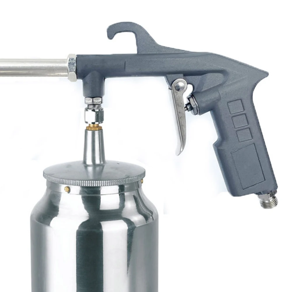 

750ml Handheld Sandblaster 2.5bar Pneumatic Sandlasting Spray Gun Tool 1/4inch Air Sandblasting Gun for Removing Rust