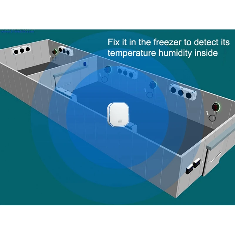 Датчик температуры и влажности Tuya Zigbee со светодиодным экраном для разведения рассады, брожения, разведения животных