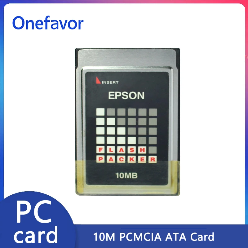 EPSON Original PC Card 10M  PCMCIA ATA Card PC Card FLASH Memory thickness 5mm