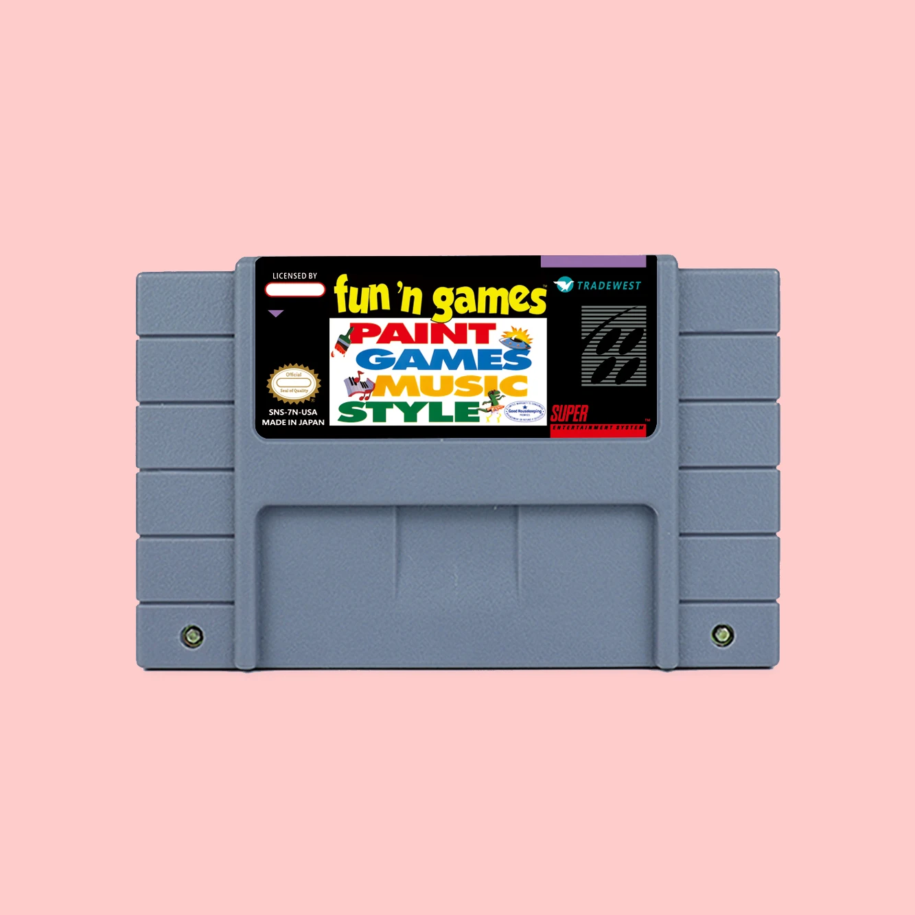 

Картридж для экшн-игр Fun 'n Games для игровых консолей SNES 16bit NTSC PAL USA EUR